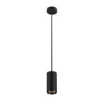 SLV Numinos Phase M Pendelleuchte Aluminium Schwarz 20.1W 1955lm 24D - 930 Warmweiß | Höchste Farbwiedergabe - Dimmbar 