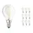 Mehrfachpackung 10x Osram CLASSIC LED E14 Birne Fadenlampe Klar 2.5W 250lm - 827 Extra Warmweiß | Ersatz Für 25W