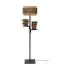 Good&Mojo Stehlampe Bhutan Bambus Braun | Geeignet für 1x E27 