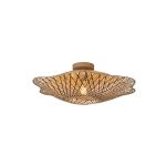 Good&Mojo Plafonnier Madura Bambou Brun M | Convient pour 1x E27 