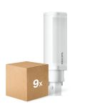 Lot 9x Philips CorePro PL-C LED 5.9W 600lm - 830 Blanc Chaud | 2-Pins - Équivalent 13W
