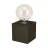 Eglo Lampe De Chevet Prestwick 2 Acier Bronze | IP20 - Convient pour 1x E27 