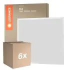 Lot 6x Ledvance Panneau LED Eco 36W 3600lm - 840 Blanc Froid | 60X60cm - UGR 