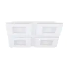 Eglo Plafonnier Padrogia-Z Acier Blanc 9.7W 1170lm - 827-865 Variable Blanc + RGB | IP20 - Zigbee Dimmable