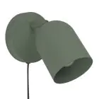 Eglo Applique Murale Tilston Acier Vert | Convient pour E14